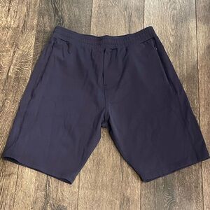 Public Rec Shorts Mens 34 Navy Blue Athleisure Comfort Stretch Drawstring